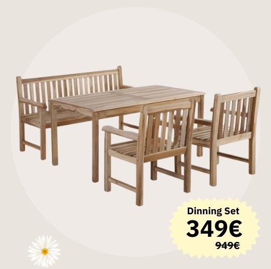 Java Garden furniture set - Core teak